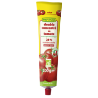 Double concentré de tomate, en tube Double concentré de tomate, en tube